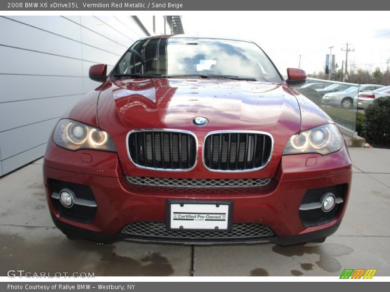 Vermilion Red Metallic / Sand Beige 2008 BMW X6 xDrive35i