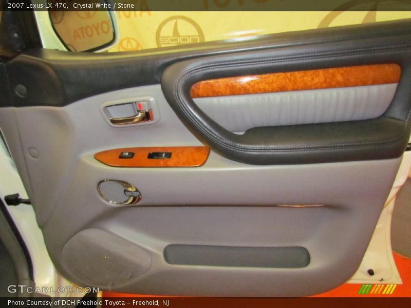 Crystal White / Stone 2007 Lexus LX 470