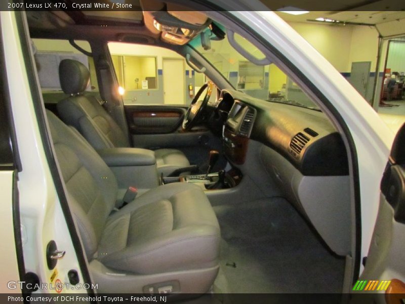 Crystal White / Stone 2007 Lexus LX 470