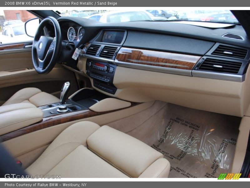 Vermilion Red Metallic / Sand Beige 2008 BMW X6 xDrive35i