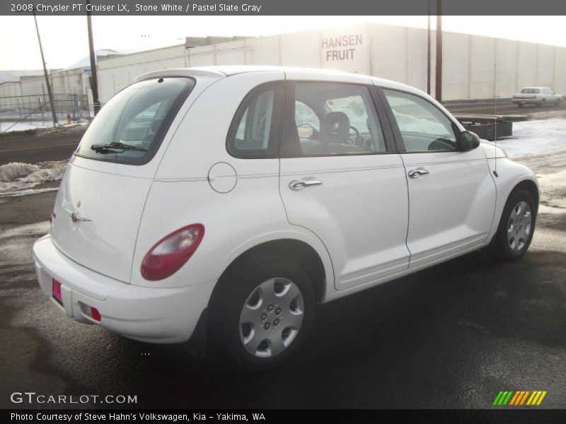 Stone White / Pastel Slate Gray 2008 Chrysler PT Cruiser LX