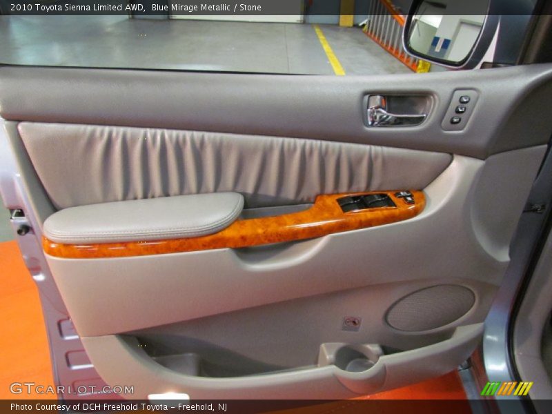 Blue Mirage Metallic / Stone 2010 Toyota Sienna Limited AWD