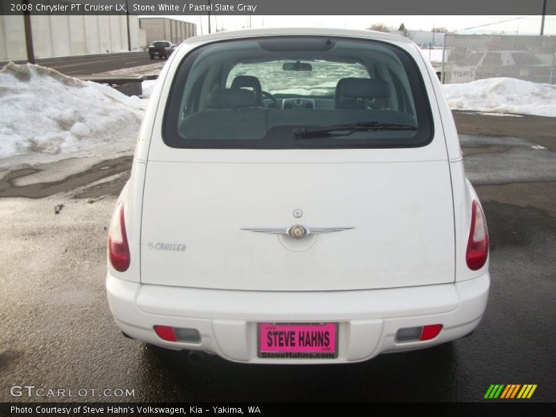 Stone White / Pastel Slate Gray 2008 Chrysler PT Cruiser LX