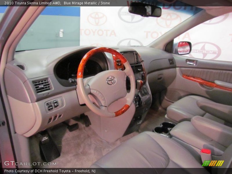Blue Mirage Metallic / Stone 2010 Toyota Sienna Limited AWD