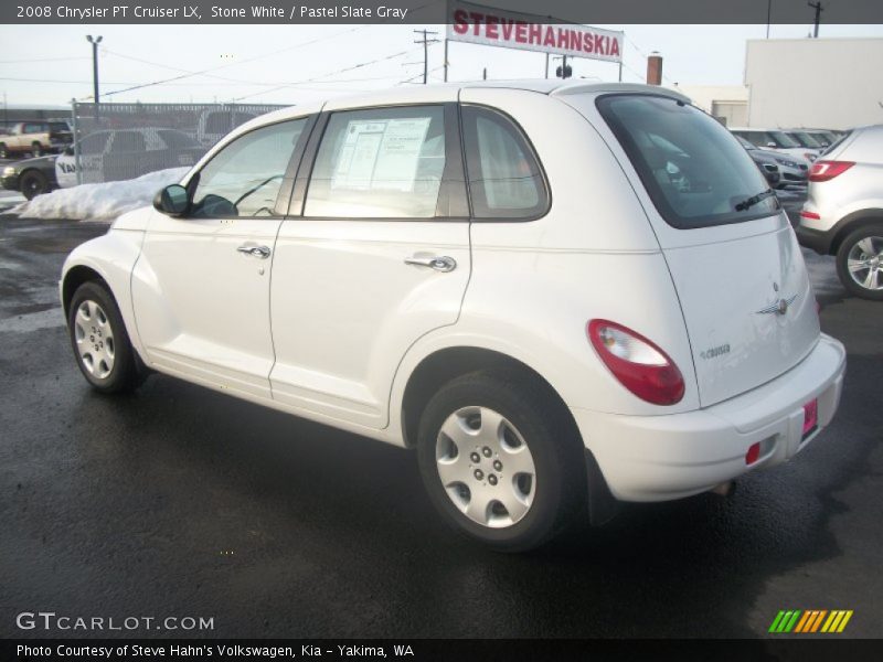 Stone White / Pastel Slate Gray 2008 Chrysler PT Cruiser LX