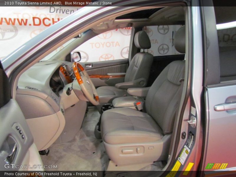 Blue Mirage Metallic / Stone 2010 Toyota Sienna Limited AWD