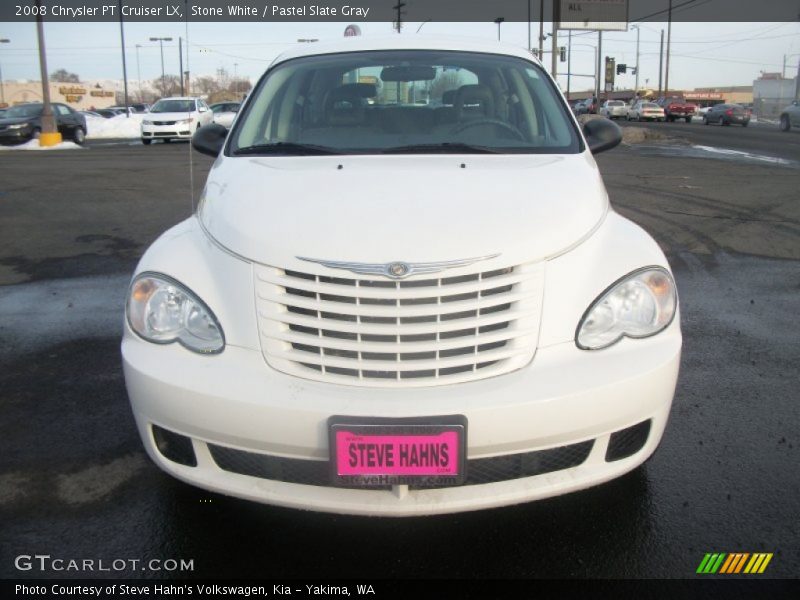 Stone White / Pastel Slate Gray 2008 Chrysler PT Cruiser LX