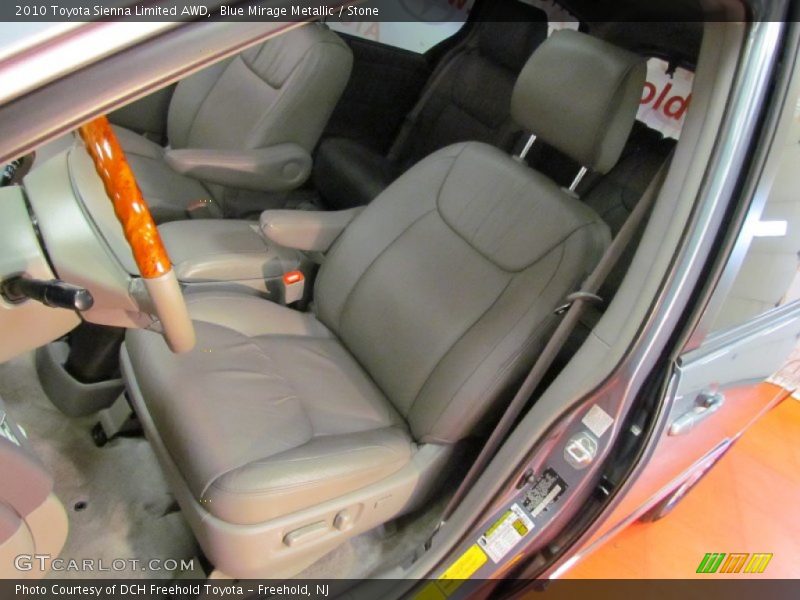 Blue Mirage Metallic / Stone 2010 Toyota Sienna Limited AWD