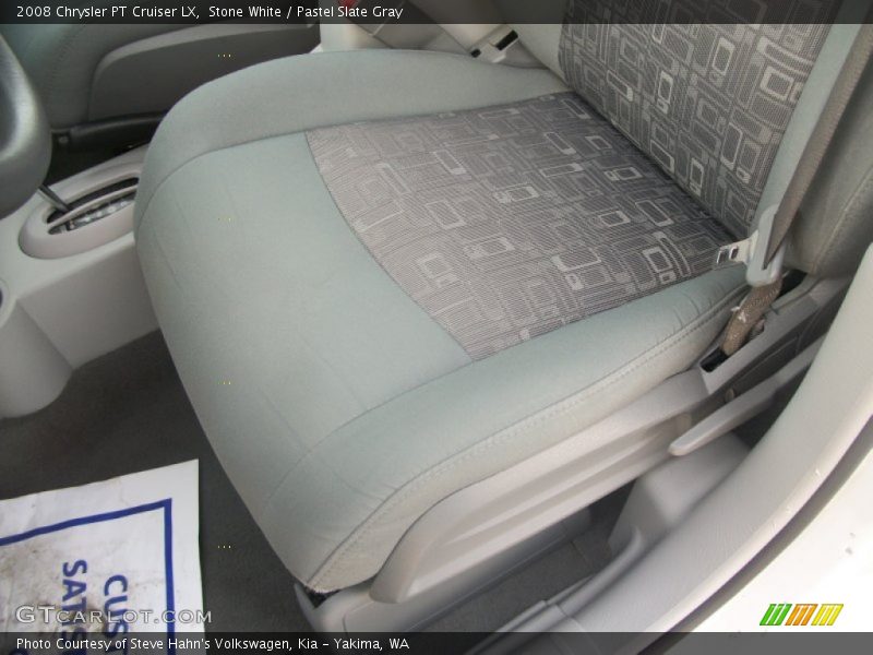 Stone White / Pastel Slate Gray 2008 Chrysler PT Cruiser LX