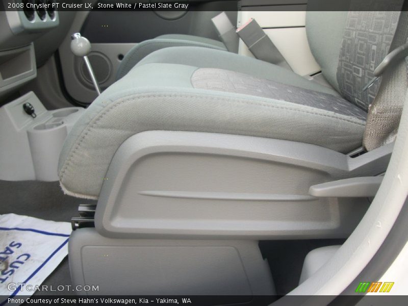 Stone White / Pastel Slate Gray 2008 Chrysler PT Cruiser LX