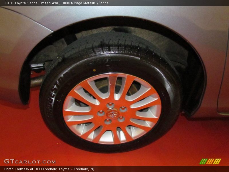 Blue Mirage Metallic / Stone 2010 Toyota Sienna Limited AWD
