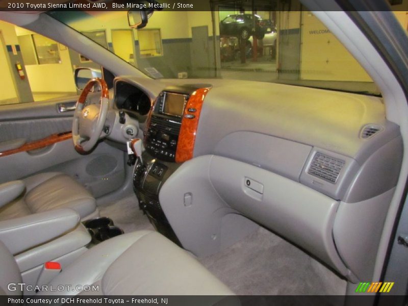 Blue Mirage Metallic / Stone 2010 Toyota Sienna Limited AWD