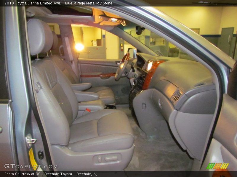 Blue Mirage Metallic / Stone 2010 Toyota Sienna Limited AWD