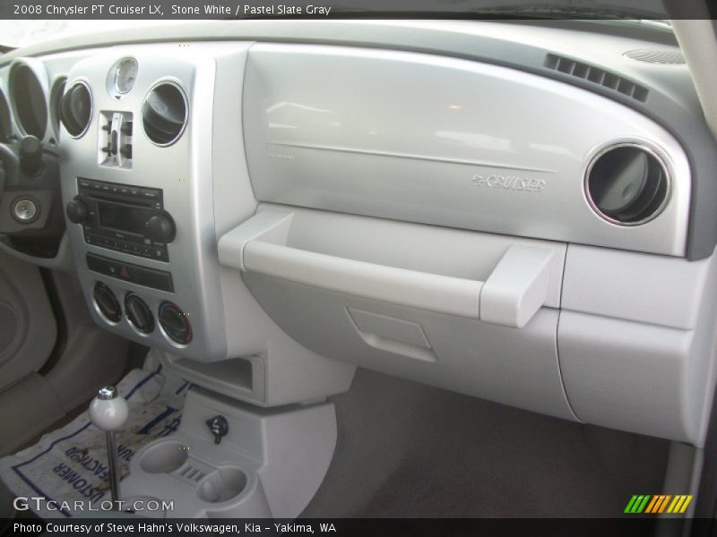 Stone White / Pastel Slate Gray 2008 Chrysler PT Cruiser LX