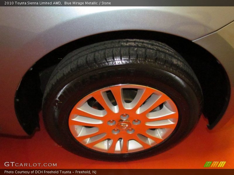Blue Mirage Metallic / Stone 2010 Toyota Sienna Limited AWD