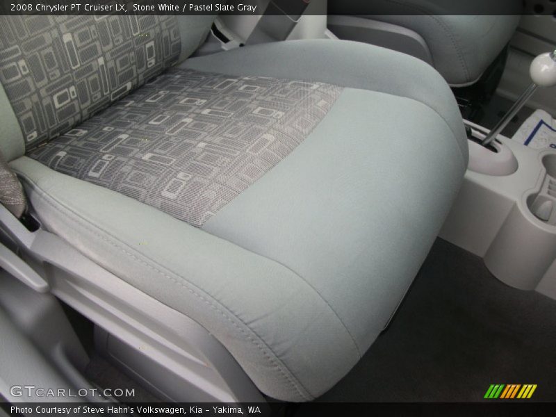 Stone White / Pastel Slate Gray 2008 Chrysler PT Cruiser LX