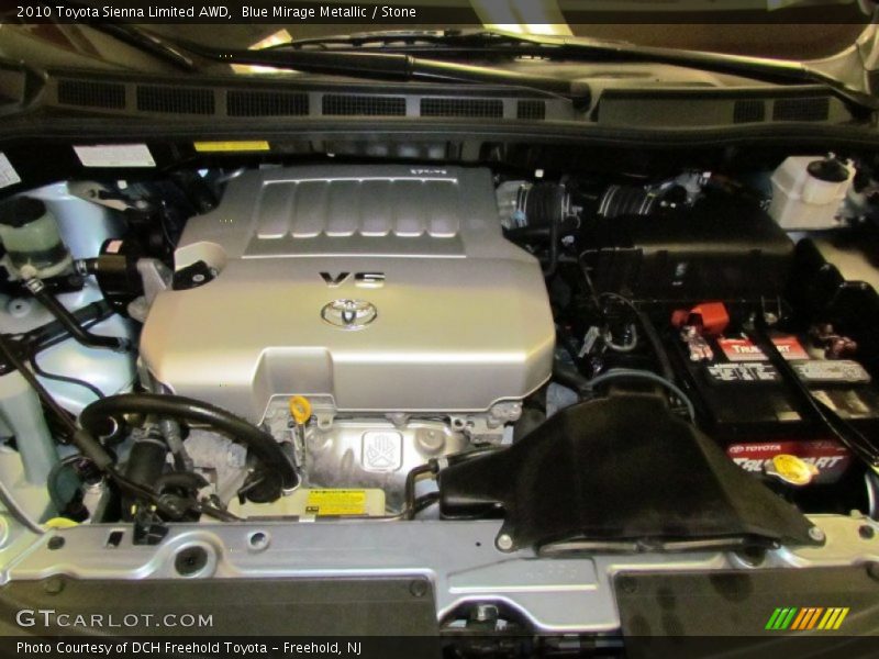 Blue Mirage Metallic / Stone 2010 Toyota Sienna Limited AWD