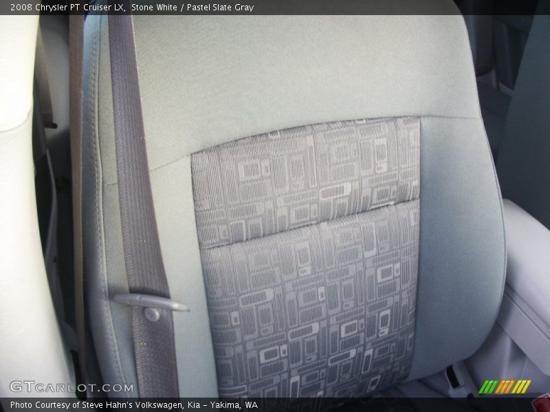 Stone White / Pastel Slate Gray 2008 Chrysler PT Cruiser LX
