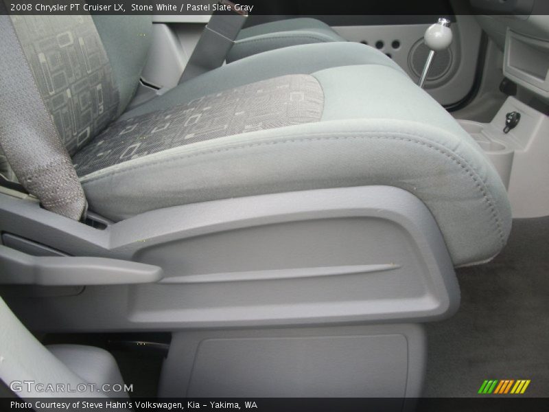Stone White / Pastel Slate Gray 2008 Chrysler PT Cruiser LX