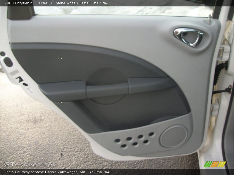 Stone White / Pastel Slate Gray 2008 Chrysler PT Cruiser LX