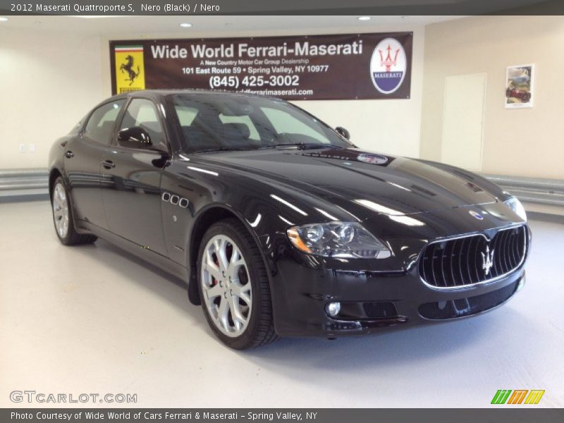 Nero (Black) / Nero 2012 Maserati Quattroporte S