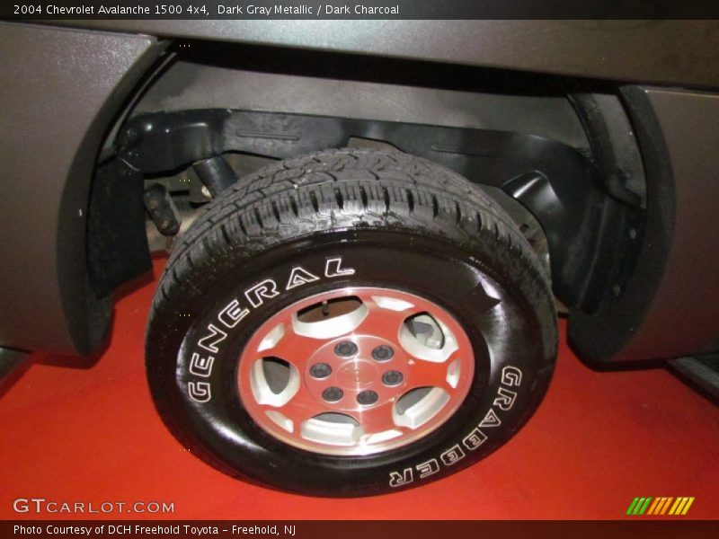 Dark Gray Metallic / Dark Charcoal 2004 Chevrolet Avalanche 1500 4x4
