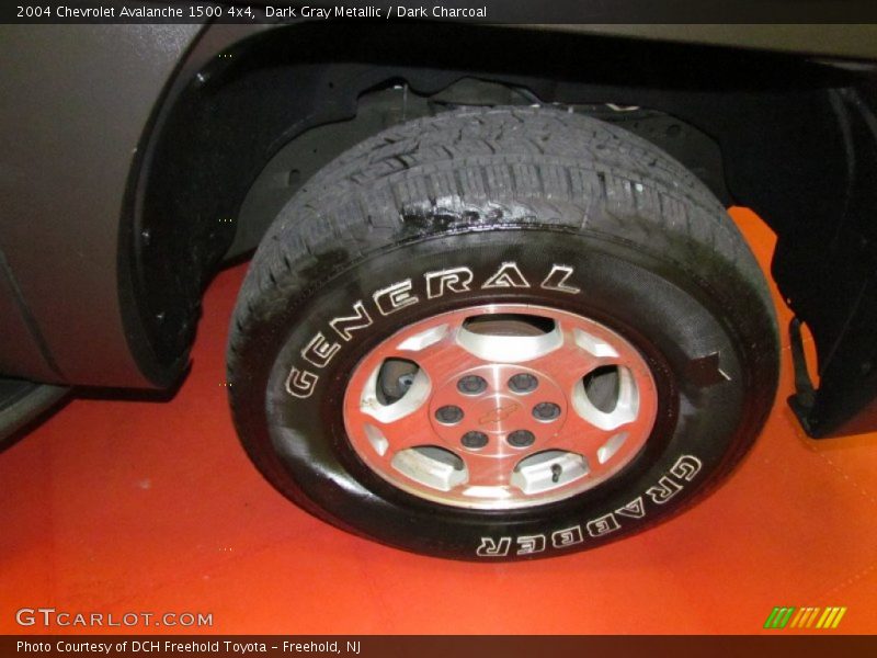 Dark Gray Metallic / Dark Charcoal 2004 Chevrolet Avalanche 1500 4x4