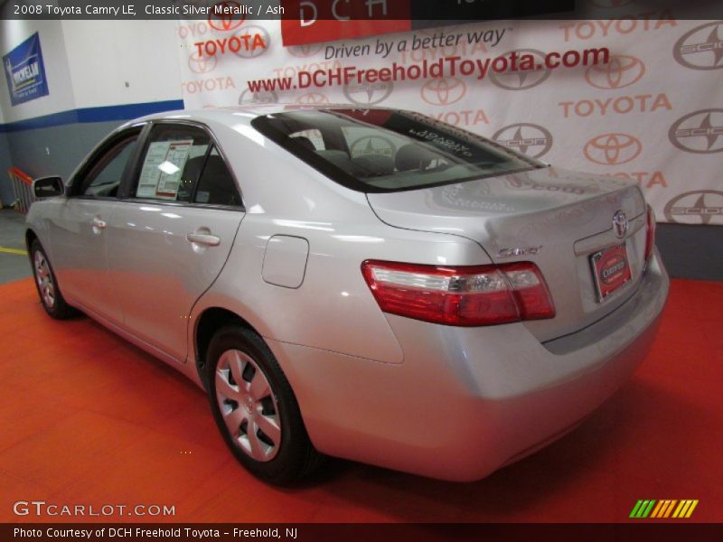 Classic Silver Metallic / Ash 2008 Toyota Camry LE