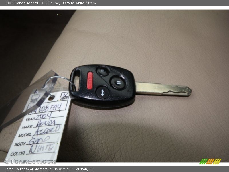 Taffeta White / Ivory 2004 Honda Accord EX-L Coupe