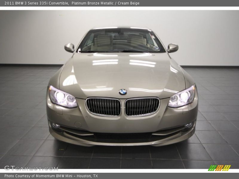 Platinum Bronze Metallic / Cream Beige 2011 BMW 3 Series 335i Convertible