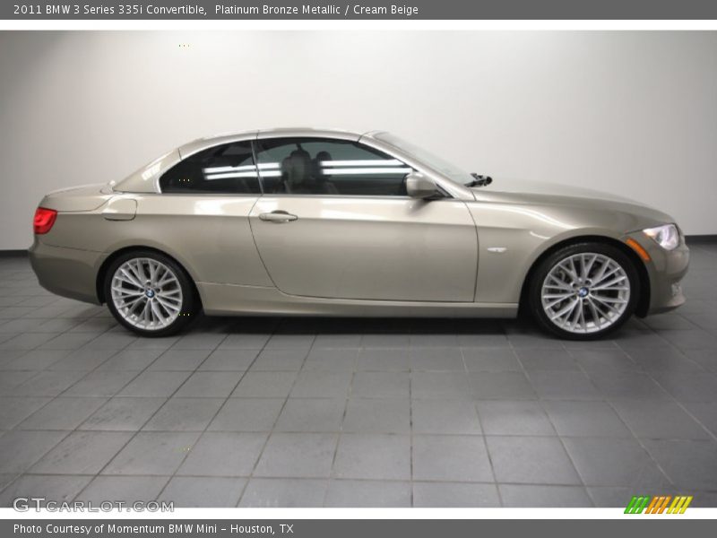  2011 3 Series 335i Convertible Platinum Bronze Metallic