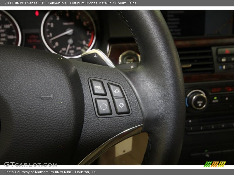 Platinum Bronze Metallic / Cream Beige 2011 BMW 3 Series 335i Convertible