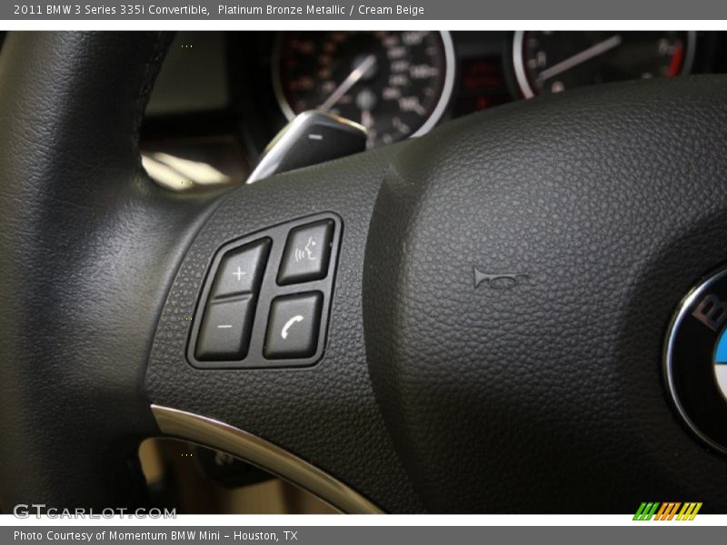 Platinum Bronze Metallic / Cream Beige 2011 BMW 3 Series 335i Convertible
