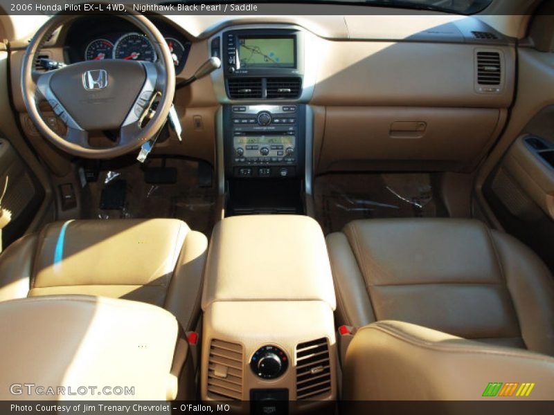 Nighthawk Black Pearl / Saddle 2006 Honda Pilot EX-L 4WD