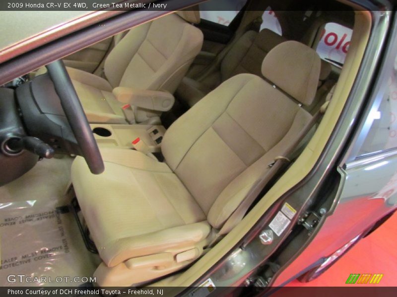 Green Tea Metallic / Ivory 2009 Honda CR-V EX 4WD