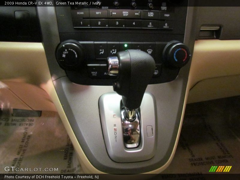 Green Tea Metallic / Ivory 2009 Honda CR-V EX 4WD