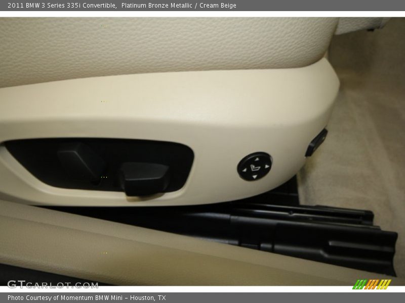 Platinum Bronze Metallic / Cream Beige 2011 BMW 3 Series 335i Convertible