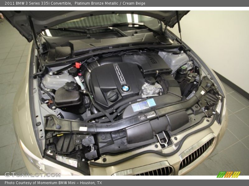  2011 3 Series 335i Convertible Engine - 3.0 Liter DI TwinPower Turbocharged DOHC 24-Valve VVT Inline 6 Cylinder