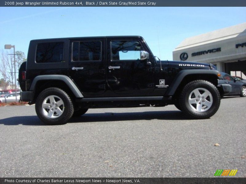 Black / Dark Slate Gray/Med Slate Gray 2008 Jeep Wrangler Unlimited Rubicon 4x4