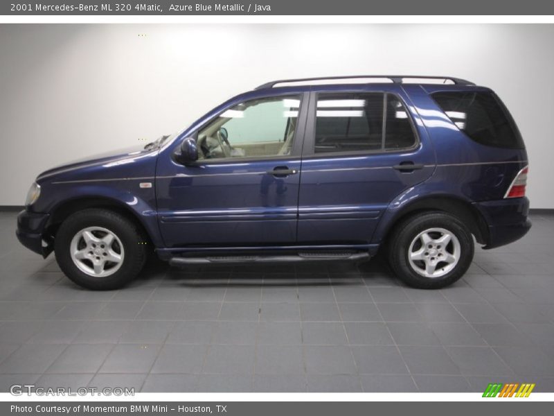 Azure Blue Metallic / Java 2001 Mercedes-Benz ML 320 4Matic