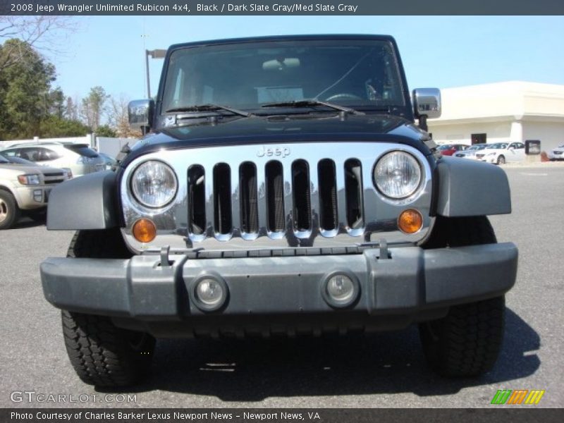 Black / Dark Slate Gray/Med Slate Gray 2008 Jeep Wrangler Unlimited Rubicon 4x4