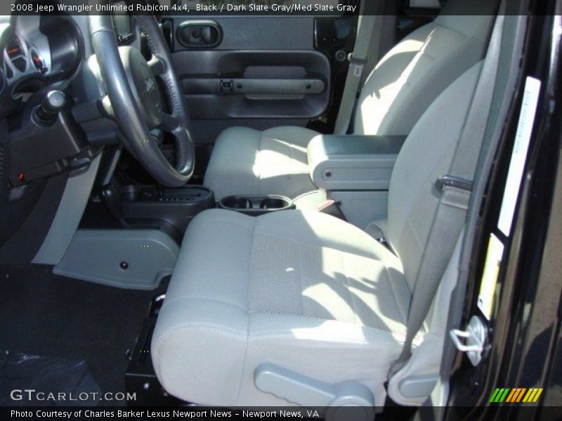 Black / Dark Slate Gray/Med Slate Gray 2008 Jeep Wrangler Unlimited Rubicon 4x4