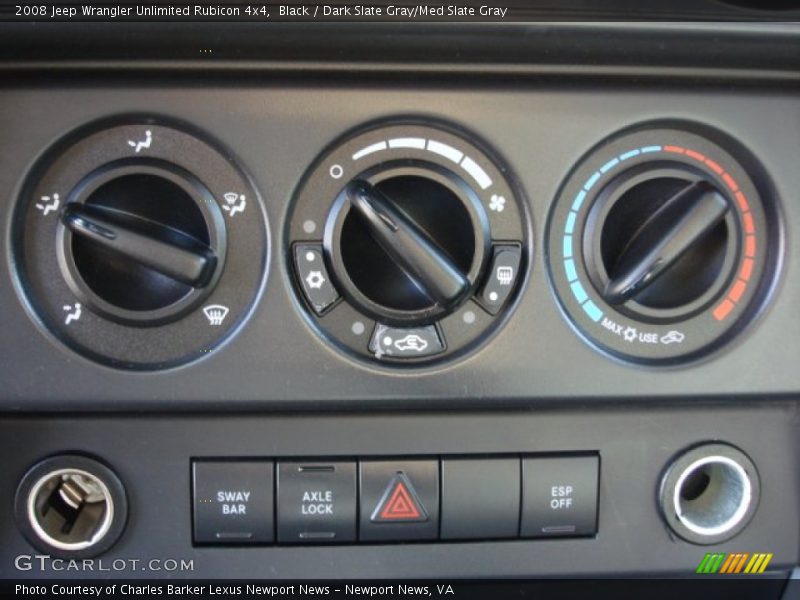 Black / Dark Slate Gray/Med Slate Gray 2008 Jeep Wrangler Unlimited Rubicon 4x4