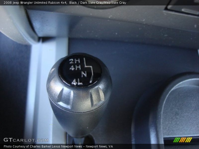 Black / Dark Slate Gray/Med Slate Gray 2008 Jeep Wrangler Unlimited Rubicon 4x4