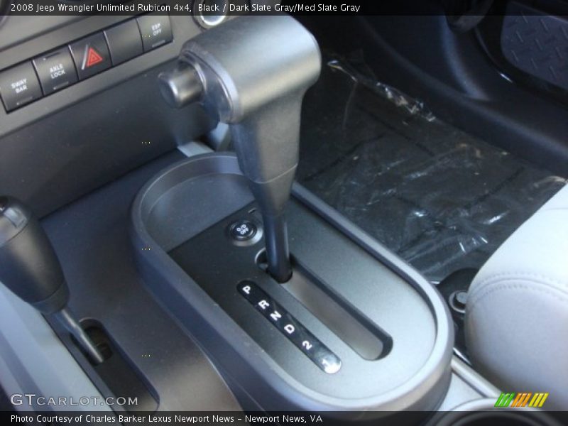 Black / Dark Slate Gray/Med Slate Gray 2008 Jeep Wrangler Unlimited Rubicon 4x4