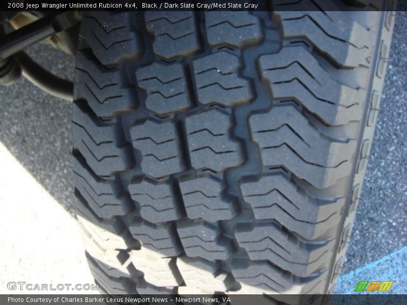 Black / Dark Slate Gray/Med Slate Gray 2008 Jeep Wrangler Unlimited Rubicon 4x4
