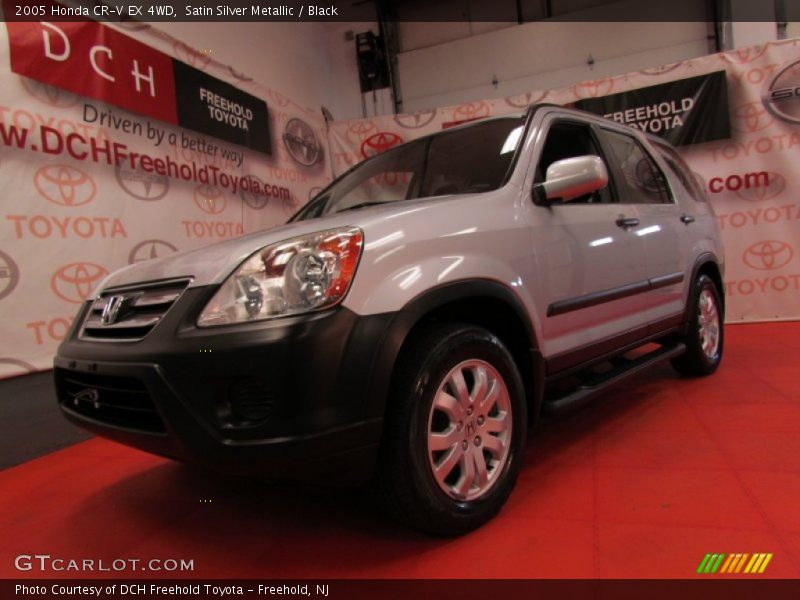 Satin Silver Metallic / Black 2005 Honda CR-V EX 4WD