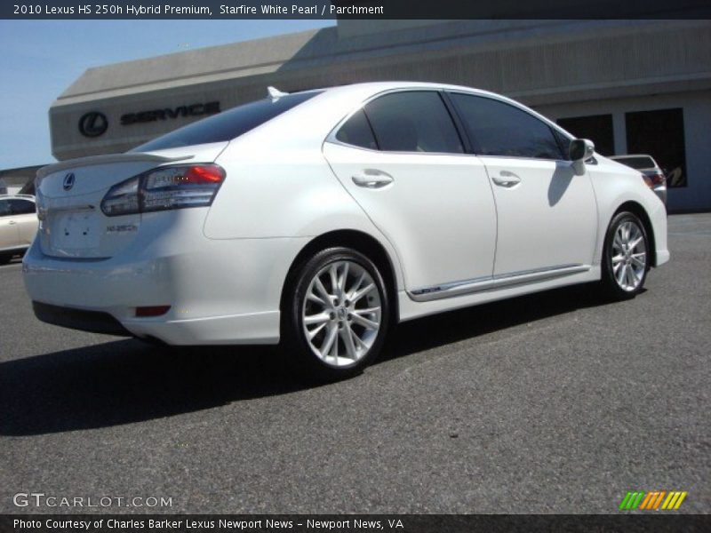 Starfire White Pearl / Parchment 2010 Lexus HS 250h Hybrid Premium