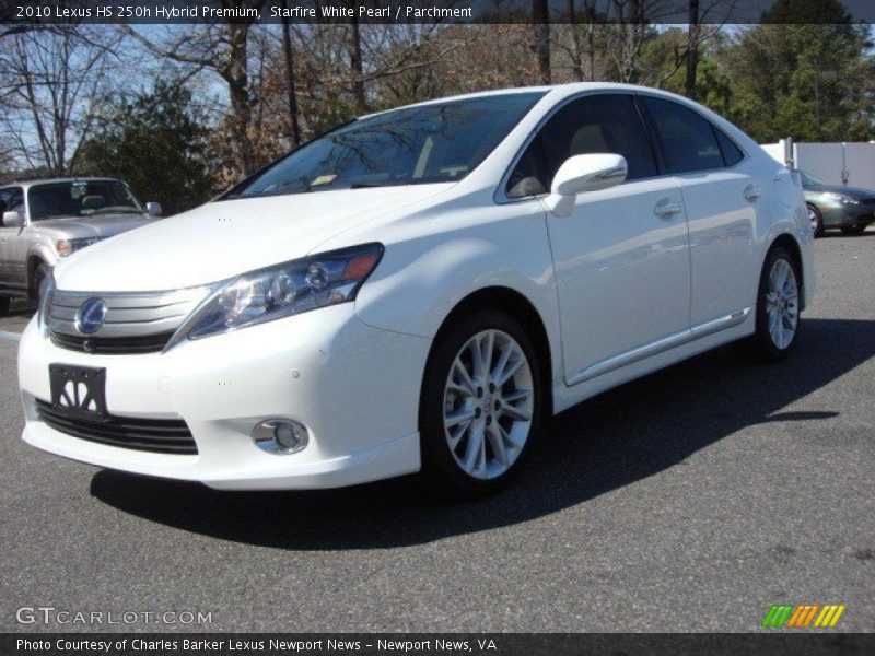 Starfire White Pearl / Parchment 2010 Lexus HS 250h Hybrid Premium