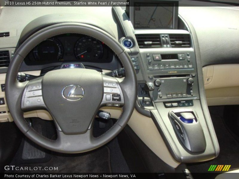 Dashboard of 2010 HS 250h Hybrid Premium
